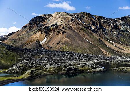 "Rhyolite mountains at the Namshraun lava field, Landmannalaugar area, Fjallabak Nature Reserve, Highlands of Iceland, Southern Region, Iceland, Europe" View Large Photo Image Picture - "Rhyolite mountains at the Namshraun lava field, Landmannalaugar area, Fjallabak Nature Reserve, Highlands of Iceland, Southern Region, Iceland, Europe". Fotosearch