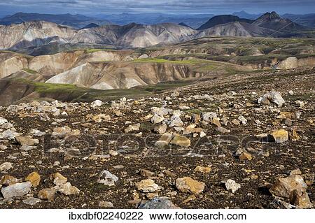 "Rhyolite mountains, Landmannalaugar, Fjallabak Nature Reserve, Highlands, Iceland, Europe" View Large Photo Image Stock Image - "Rhyolite mountains, Landmannalaugar, Fjallabak Nature Reserve, Highlands, Iceland, Europe". Fotosearch