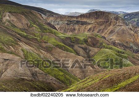 "Rhyolite mountains, Landmannalaugar, Fjallabak Nature Reserve, Highlands of Iceland, Iceland, Europe" View Large Photo Image Stock Photography - "Rhyolite mountains, Landmannalaugar, Fjallabak Nature Reserve, Highlands of Iceland, Iceland, Europe". Fotosearch