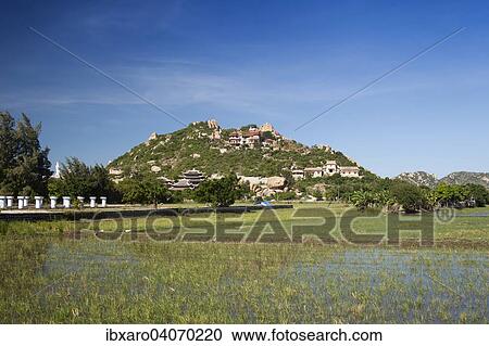 "Rice field in the mountainous hinterland of Ninh Thuan, Vietnam, Asia" View Large Photo Image Stock Image - "Rice field in the mountainous hinterland of Ninh Thuan, Vietnam, Asia". Fotosearch