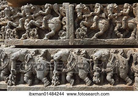 "Riders on horses and elephants, rows of figurines on the wall of Kesava Temple, Keshava Temple, Hoysala style, Somnathpur, Somanathapura, Karnataka, South India, India, South Asia, Asia" View Large Photo Image Picture - "Riders on horses and elephants, rows of figurines on the wall of Kesava Temple, Keshava Temple, Hoysala style, Somnathpur, Somanathapura, Karnataka, South India, India, South Asia, Asia". Fotosearch
