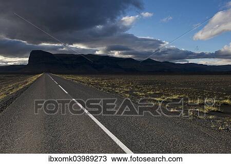 Stock Image - "Ring Road, near Kirkjubaejarklaustur, South Coast, Iceland, Europe". Fotosearch