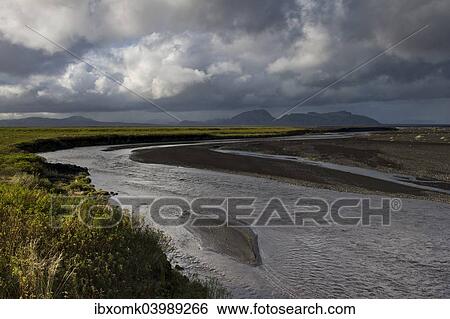 "River Kuoafljot, South Coast, Iceland, Europe" View Large Photo Image Stock Photograph - "River Kuoafljot, South Coast, Iceland, Europe". Fotosearch
