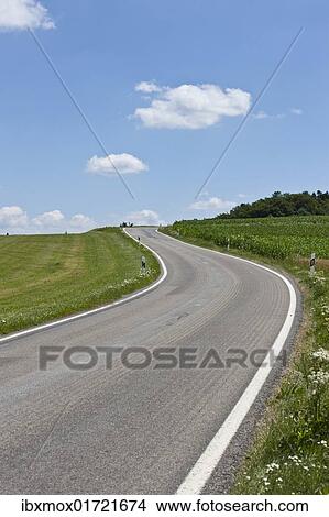 Road bend View Large Photo Image Picture - Road bend. Fotosearch