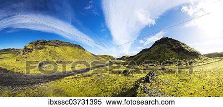 "Road through the mountains in the highlands, Southern Region, Iceland, Europe" View Large Photo Image Stock Photography - "Road through the mountains in the highlands, Southern Region, Iceland, Europe". Fotosearch