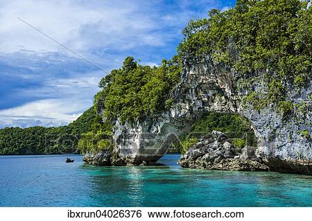"Rock arch, Rock Islands, Palau, Micronesia, Oceania" View Large Photo Image Stock Photograph - "Rock arch, Rock Islands, Palau, Micronesia, Oceania". Fotosearch
