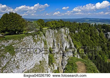 "Rock arena Creux du Van, Le Soliat, Jura mountains, Switzerland, Europe" View Large Photo Image Stock Image - "Rock arena Creux du Van, Le Soliat, Jura mountains, Switzerland, Europe". Fotosearch