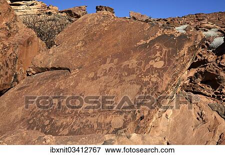 "Rock carvings of the San people, Damaraland, Kunene Region, Namibia, Africa" View Large Photo Image Stock Photo - "Rock carvings of the San people, Damaraland, Kunene Region, Namibia, Africa". Fotosearch