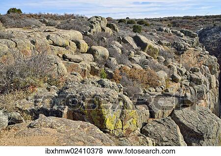 "Rock formation at Painted Wall View, South Rim, Black Canyon of Gunnison National Park, Gunnison, Colorado, USA" View Large Photo Image Stock Photo - "Rock formation at Painted Wall View, South Rim, Black Canyon of Gunnison National Park, Gunnison, Colorado, USA". Fotosearch