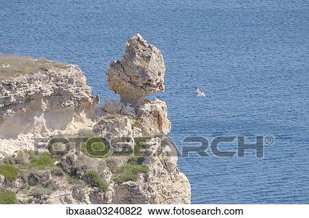 "Rock formation at the coast, Tarhankut Cape, Crimea, Ukraine, Europe" View Large Photo Image Stock Image - "Rock formation at the coast, Tarhankut Cape, Crimea, Ukraine, Europe". Fotosearch