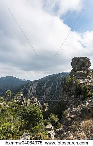"Rock formation, mountain scenery, L'Ospedale, Alta Rocca, Corsica, France, Europe" View Large Photo Image Stock Photo - "Rock formation, mountain scenery, L'Ospedale, Alta Rocca, Corsica, France, Europe". Fotosearch