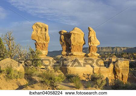 "Rock formations in Devil's Garden, Escalante, Utah, United States, North America" View Large Photo Image Picture - "Rock formations in Devil's Garden, Escalante, Utah, United States, North America". Fotosearch