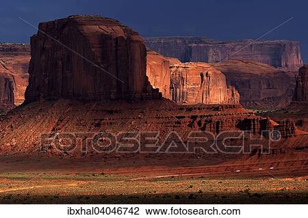 "Rock formations in Monument Valley after a thunderstorm, Navajo Park, Arizona, United States, North America" View Large Photo Image Stock Image - "Rock formations in Monument Valley after a thunderstorm, Navajo Park, Arizona, United States, North America". Fotosearch