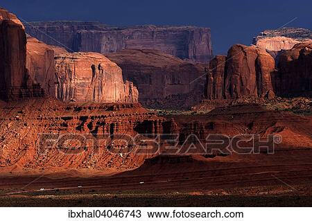 "Rock formations in Monument Valley after a thunderstorm, Navajo Park, Arizona, United States, North America" View Large Photo Image Stock Image - "Rock formations in Monument Valley after a thunderstorm, Navajo Park, Arizona, United States, North America". Fotosearch