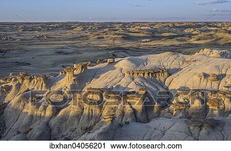 "Rock formations in the Bisti Wilderness, Farmington, New Mexico, United States, North America" View Large Photo Image Stock Image - "Rock formations in the Bisti Wilderness, Farmington, New Mexico, United States, North America". Fotosearch