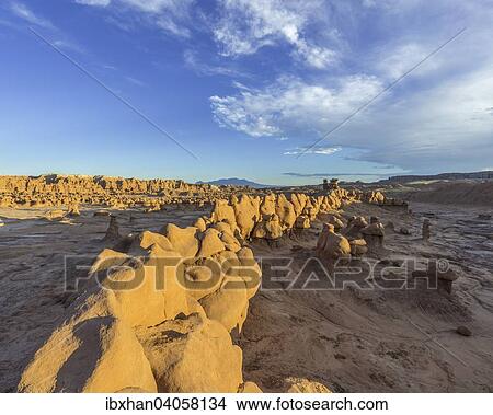 "Rock formations in the evening light, Goblin Valley State Park, Green River, Utah, United States, North America" View Large Photo Image Picture - "Rock formations in the evening light, Goblin Valley State Park, Green River, Utah, United States, North America". Fotosearch