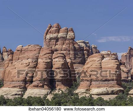 "Rock formations, Needles, Monticello, Utah, United States, North America" View Large Photo Image Stock Image - "Rock formations, Needles, Monticello, Utah, United States, North America". Fotosearch