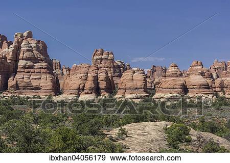 "Rock formations, Needles, Monticello, Utah, United States, North America" View Large Photo Image Stock Photo - "Rock formations, Needles, Monticello, Utah, United States, North America". Fotosearch
