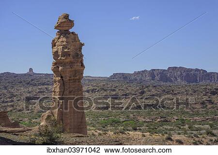 "Rock formations on the el Monje lookout, Talampaya National Park, La Rioja, Argentina, South America" View Large Photo Image Stock Image - "Rock formations on the el Monje lookout, Talampaya National Park, La Rioja, Argentina, South America". Fotosearch