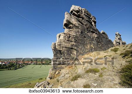 "Rock formations, Teufelsmauer nature reserve near Weddersleben, Harz, Saxony-Anhalt, Germany, Europe" View Large Photo Image Stock Image - "Rock formations, Teufelsmauer nature reserve near Weddersleben, Harz, Saxony-Anhalt, Germany, Europe". Fotosearch