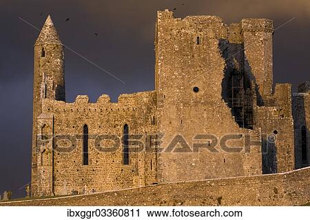 "Rock of Cashel, in the evening light, Cashel, County Tipperary, Ireland, Europe" View Large Photo Image Stock Image - "Rock of Cashel, in the evening light, Cashel, County Tipperary, Ireland, Europe". Fotosearch