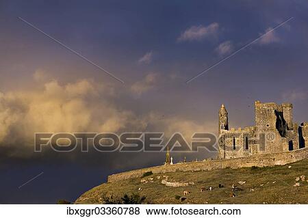 "Rock of Cashel, in the evening light, Cashel, County Tipperary, Ireland, Europe" View Large Photo Image Stock Photo - "Rock of Cashel, in the evening light, Cashel, County Tipperary, Ireland, Europe". Fotosearch
