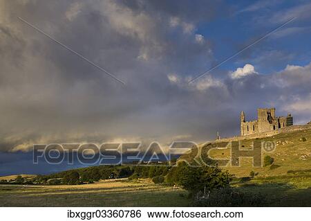 Stock Photograph - "Rock of Cashel, in the evening light, Cashel, County Tipperary, Ireland, Europe". Fotosearch