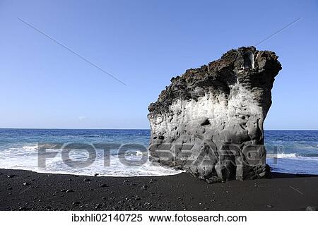 "Rock on the beach of Puerto Naos, La Palma, Canary Islands, Canary Islands, Spain, Europe, PublicGround, Europe" View Large Photo Image Stock Photography - "Rock on the beach of Puerto Naos, La Palma, Canary Islands, Canary Islands, Spain, Europe, PublicGround, Europe". Fotosearch