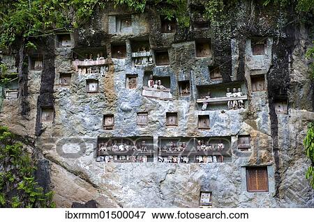 "Rock tombs and gallery of ancestors of the Toraja in Lemo, near Rantepao, Sulawesi, Indonesia, Southeast Asia, Asia" View Large Photo Image Stock Photo - "Rock tombs and gallery of ancestors of the Toraja in Lemo, near Rantepao, Sulawesi, Indonesia, Southeast Asia, Asia". Fotosearch