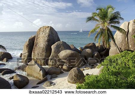 "Rocks on the beach, Mahe Island, Seychelles, Africa" View Large Photo Image Stock Image - "Rocks on the beach, Mahe Island, Seychelles, Africa". Fotosearch