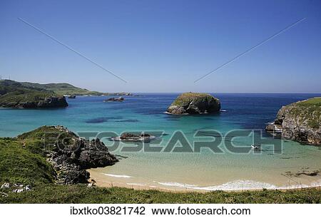 "Rocky coast, Spanish Atlantic coast, near Llanes, Bay of Biscay, Asturias, Northern Spain, Spain, Europe" View Large Photo Image Stock Image - "Rocky coast, Spanish Atlantic coast, near Llanes, Bay of Biscay, Asturias, Northern Spain, Spain, Europe". Fotosearch