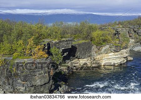 "Rocky gorge portion of the Abiskojakka river, Abisko National Park, Norrbotten County, Sweden, Europe" View Large Photo Image Stock Photograph - "Rocky gorge portion of the Abiskojakka river, Abisko National Park, Norrbotten County, Sweden, Europe". Fotosearch