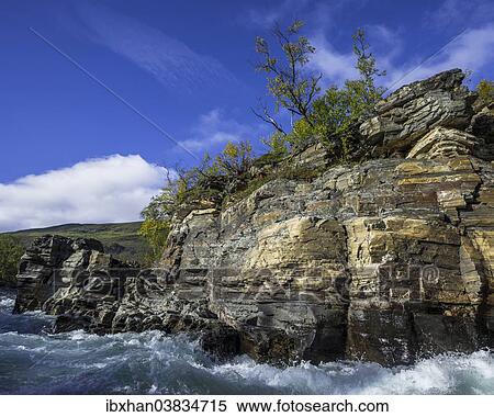 "Rocky gorge portion of the Abiskojakka river, Abisko National Park, Norrbotten County, Sweden, Europe" View Large Photo Image Stock Photography - "Rocky gorge portion of the Abiskojakka river, Abisko National Park, Norrbotten County, Sweden, Europe". Fotosearch