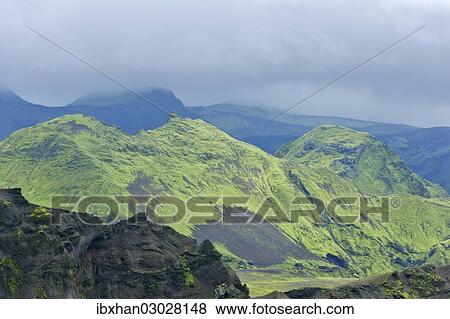 "Rocky landscape along the trail from Pakgil canyon to Hoefoabrekkajoekull glacier, Pakgil, Iceland, Europe" View Large Photo Image Stock Photo - "Rocky landscape along the trail from Pakgil canyon to Hoefoabrekkajoekull glacier, Pakgil, Iceland, Europe". Fotosearch