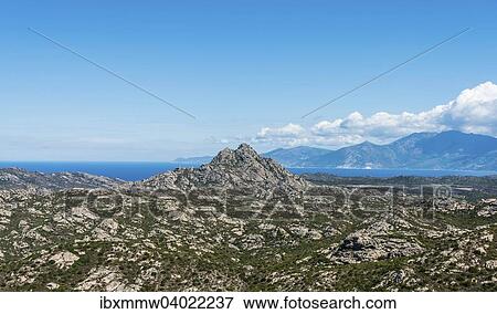 "Rocky landscape, Desert des Agriates, Saint-Florent, Corsica, France, Europe" View Large Photo Image Stock Photo - "Rocky landscape, Desert des Agriates, Saint-Florent, Corsica, France, Europe". Fotosearch