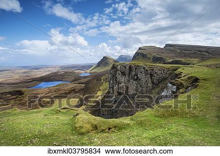 "Rocky landscape of Quiraing, Trotternish Ridge, Isle of Skye, Scotland, United Kingdom, Europe" View Large Photo Image Picture - "Rocky landscape of Quiraing, Trotternish Ridge, Isle of Skye, Scotland, United Kingdom, Europe". Fotosearch