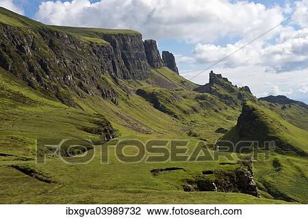 "Rocky landscape of Quiraing, Trotternish Ridge, Isle of Skye, Inner Hebrides, Scotland, United Kingdom, Europe" View Large Photo Image Stock Image - "Rocky landscape of Quiraing, Trotternish Ridge, Isle of Skye, Inner Hebrides, Scotland, United Kingdom, Europe". Fotosearch