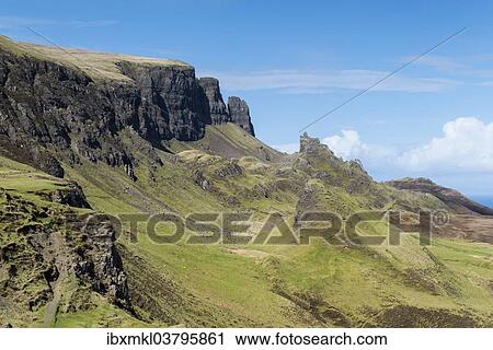 "Rocky landscape of Quiraing, Trotternish Ridge, Isle of Skye, Scotland, United Kingdom, Europe" View Large Photo Image Stock Image - "Rocky landscape of Quiraing, Trotternish Ridge, Isle of Skye, Scotland, United Kingdom, Europe". Fotosearch