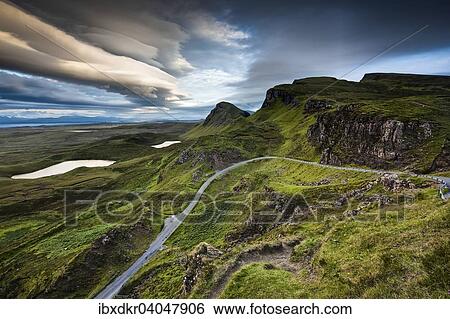 "Rocky landscape of Quiraing, Trotternish Ridge, Isle of Skye, Scotland, United Kingdom, Europe" View Large Photo Image Stock Photograph - "Rocky landscape of Quiraing, Trotternish Ridge, Isle of Skye, Scotland, United Kingdom, Europe". Fotosearch