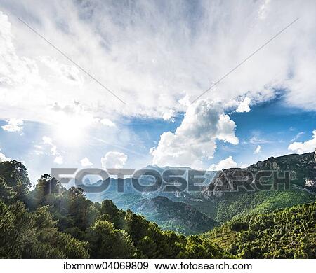 "Rocky landscape with pines and cloudy sky, Bavella, Bavella Massif, Corsica, France, Europe" View Large Photo Image Stock Photo - "Rocky landscape with pines and cloudy sky, Bavella, Bavella Massif, Corsica, France, Europe". Fotosearch