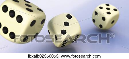 "Rolling dice, 3D illustration, conceptual image" View Large Photo Image Stock Image - "Rolling dice, 3D illustration, conceptual image". Fotosearch