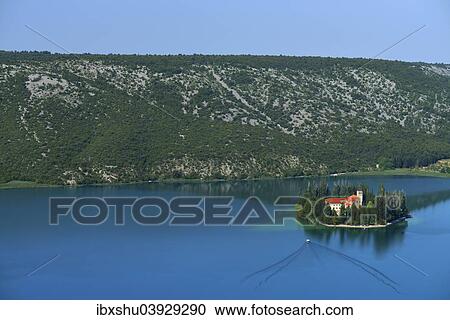 "Roman Catholic Franciscan monastery Visovac, Krka National Park, Sibenik-Knin, Dalmatia, Croatia, Europe" View Large Photo Image Stock Image - "Roman Catholic Franciscan monastery Visovac, Krka National Park, Sibenik-Knin, Dalmatia, Croatia, Europe". Fotosearch