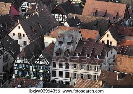 "Roofs of the old town in the morning light, Kaysersberg, Haut-Rhin, Alsace, France, Europe" View Large Photo Image Stock Photography - "Roofs of the old town in the morning light, Kaysersberg, Haut-Rhin, Alsace, France, Europe". Fotosearch