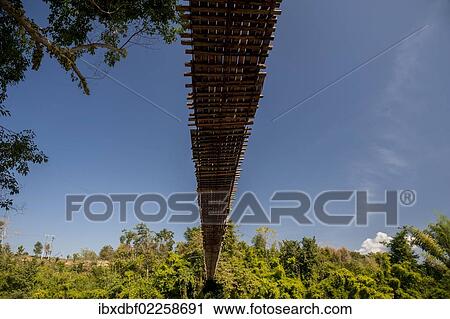 "Rope bridge, bamboo forest, Northern Thailand, Thailand, Asia" View Large Photo Image Stock Image - "Rope bridge, bamboo forest, Northern Thailand, Thailand, Asia". Fotosearch