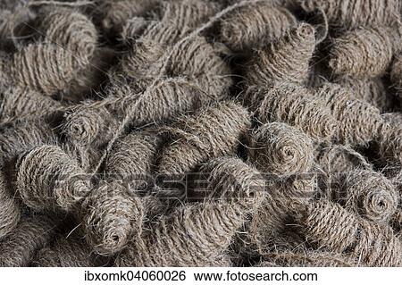 "Ropes made of coconut fibres or coir, coconut fibre industry, factory, Alappuzha, Kerala, India, Asia" View Large Photo Image Stock Photograph - "Ropes made of coconut fibres or coir, coconut fibre industry, factory, Alappuzha, Kerala, India, Asia". Fotosearch