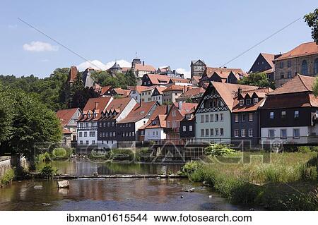 "Rosenberg fortress and the historic town centre of Kronach, Hasslach River, Upper Franconia, Franconia, Bavaria, Germany, Europe" View Large Photo Image Picture - "Rosenberg fortress and the historic town centre of Kronach, Hasslach River, Upper Franconia, Franconia, Bavaria, Germany, Europe". Fotosearch