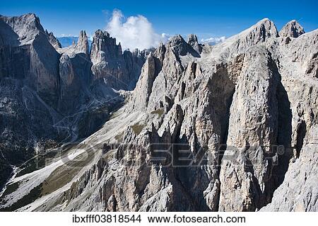 "Rosengarten Group, Vajoletturme mountain, Gran Croh, Rosengartenspitze mountain, Dolomites, Trentino, Italy, Europe" View Large Photo Image Picture - "Rosengarten Group, Vajoletturme mountain, Gran Croh, Rosengartenspitze mountain, Dolomites, Trentino, Italy, Europe". Fotosearch