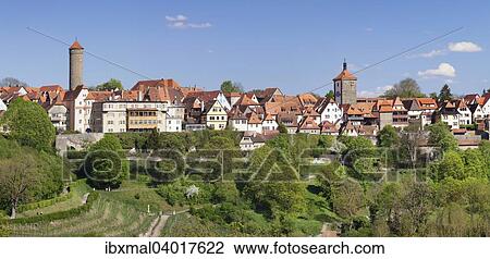 "Rothenburg ob der Tauber, Romantic Road, Franconia, Bavaria, Germany, Europe" View Large Photo Image Stock Image - "Rothenburg ob der Tauber, Romantic Road, Franconia, Bavaria, Germany, Europe". Fotosearch