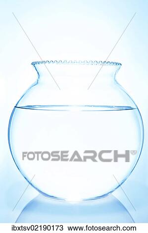 Round glass bowl filled with water View Large Photo Image Stock Image - Round glass bowl filled with water. Fotosearch