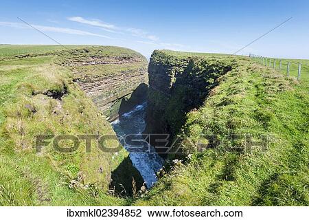 "Rugged coastal landscape at Duncansby Head, nature reserve and breeding area for many water birds, Caithness, Scotland, United Kingdom, Europe" View Large Photo Image Stock Image - "Rugged coastal landscape at Duncansby Head, nature reserve and breeding area for many water birds, Caithness, Scotland, United Kingdom, Europe". Fotosearch